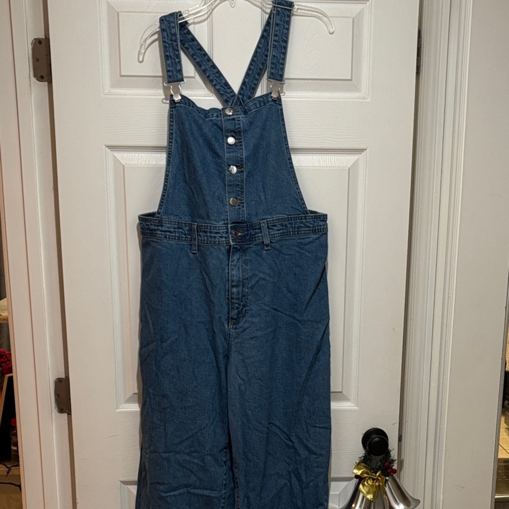 Universal Thread Blue Denim Overalls